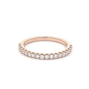 14K ROSE GOLD DIAMOND BAND R903N