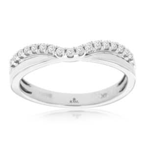 WHITE GOLD DIAMOND WEDDING BAND WH1092D