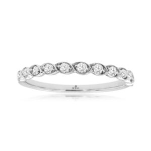 WHITE GOLD DIAMOND WEDDING BAND WH1479D