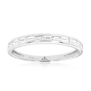 WHITE GOLD DIAMOND WEDDING BAND WH1015D