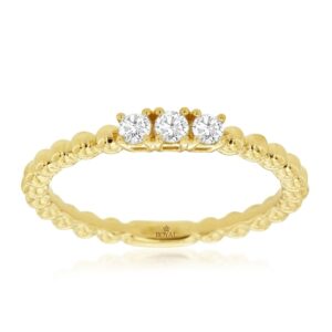 YELLOW GOLD DIAMOND WEDDING BAND C9481D