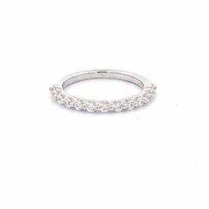 14K WHITE GOLD DIAMOND BAND WB2802N
