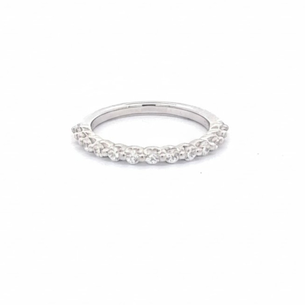 14K WHITE GOLD DIAMOND BAND WB2802N