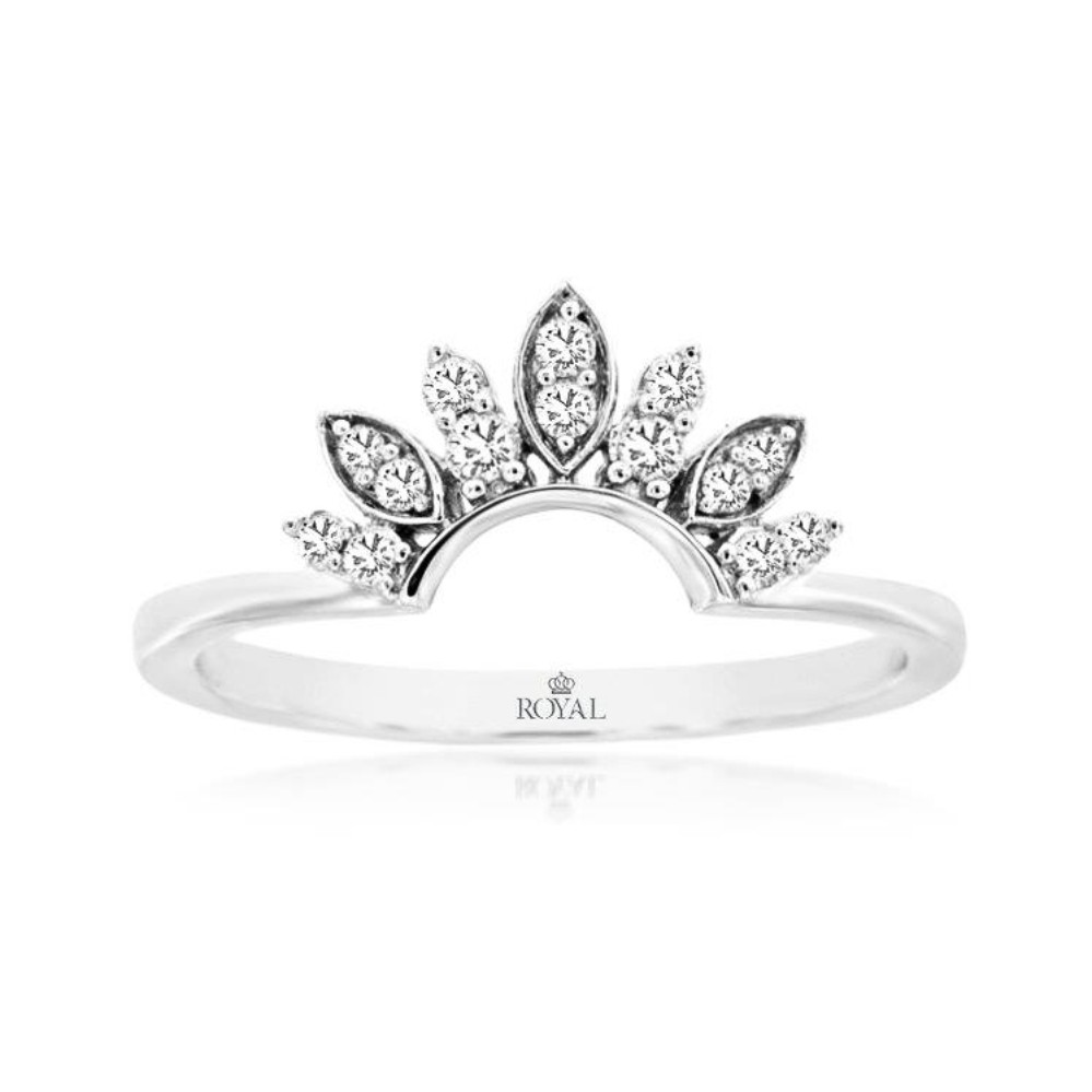 WHITE GOLD DIAMOND RING WH1372D