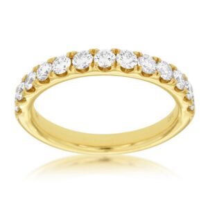 YELLOW GOLD DIAMOND BAND Y907N