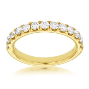 YELLOW GOLD DIAMOND BAND Y907N
