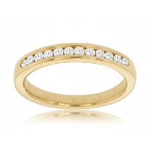 YELLOW GOLD DIAMOND BAND 3545