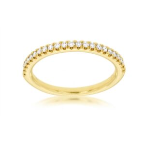 YELLOW GOLD DIAMOND BAND Y901N