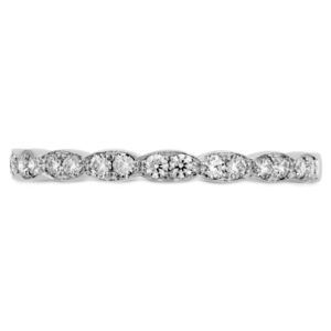 HEARTS ON FIRE LORELEI FLORAL DIAMOND BAND HBAFLOREL00208W-C