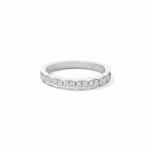 HEARTS ON FIRE LORELEI FLORAL DIAMOND BAND UU438WGHV0156500