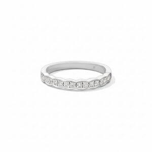 HEARTS ON FIRE LORELEI FLORAL DIAMOND BAND UU438WGHV0156500