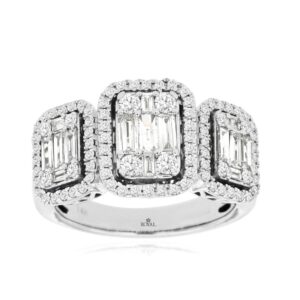 WHITE GOLD DIAMOND RING WC9370D