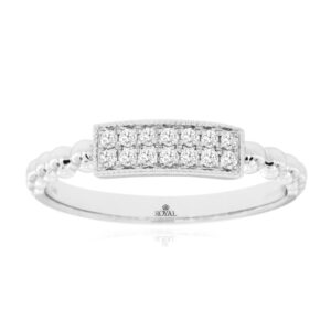 WHITE GOLD DIAMOND WEDDING BAND WC9388D