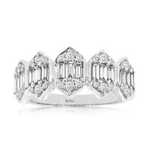 WHITE GOLD DIAMOND WEDDING BAND WH1271D