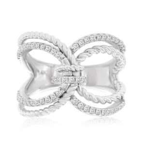 WHITE GOLD DIAMOND RING WH3009D