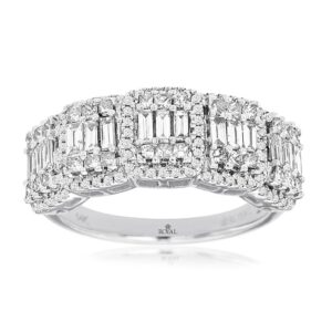 WHITE GOLD DIAMOND WEDDING BAND WC9661D
