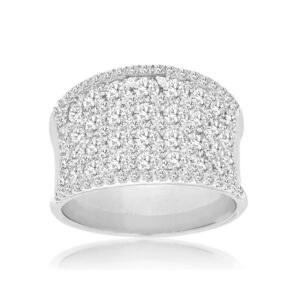 WHITE GOLD DIAMOND WEDDING BAND WC8911D