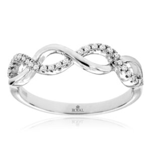 WHITE GOLD DIAMOND WEDDING BAND WC9945D