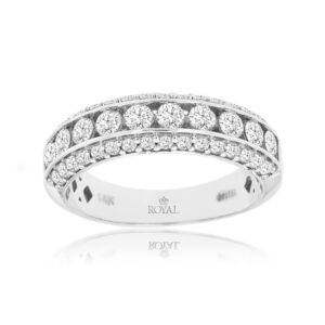 WHITE GOLD DIAMOND WEDDING BAND WH1436D