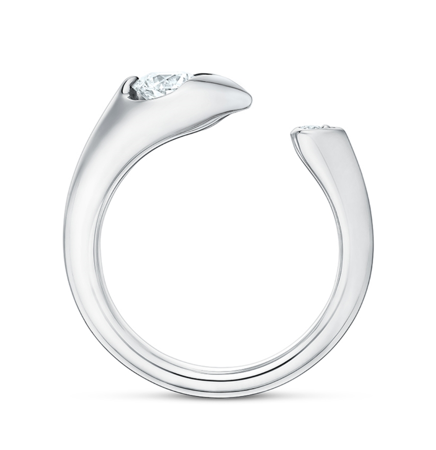 HEARTS ON FIRE LU OPEN DROPLET RING UU28938WIJV0506500