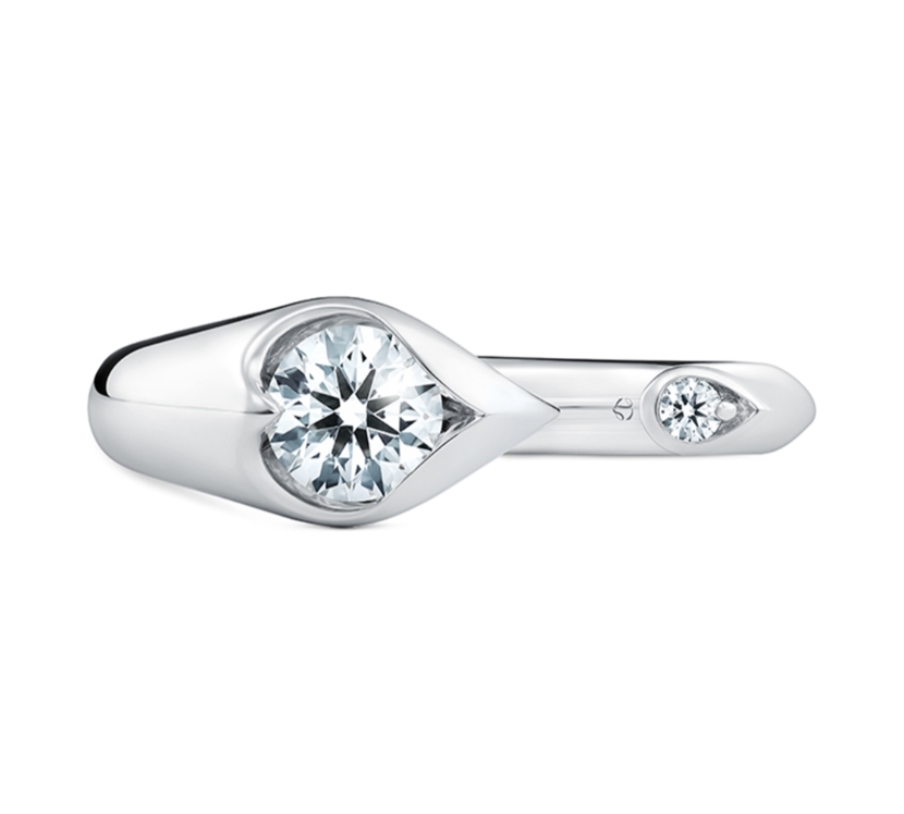 HEARTS ON FIRE LU OPEN DROPLET RING UU28938WIJV0506500