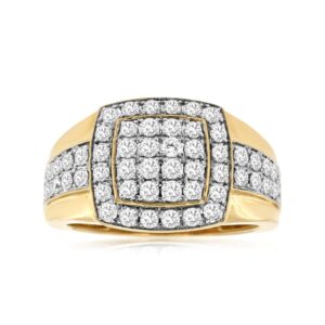 YELLOW GOLD DIAMOND RING H1223D