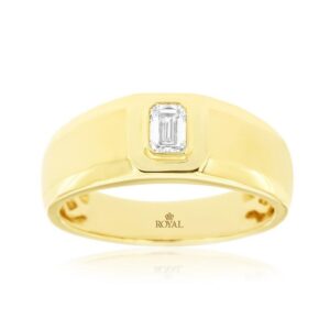 YELLOW GOLD DIAMOND RING H2528D