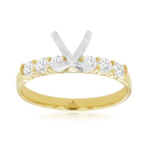 YELLOW GOLD DIAMOND SEMI-MOUNT 3776S