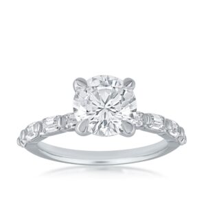 WHITE GOLD DIAMOND SEMI-MOUNT 902171A