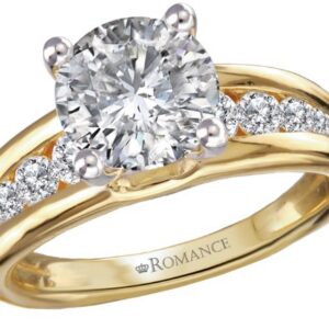 KIM INTERNATIONAL YELLOW GOLD DIAMOND SEMI-MOUNT 160285-RD200Y