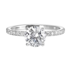 WHITE GOLD SEMI-MOUNT W1271RN100SM-4WB