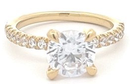 14K YELLOW GOLD DIAMOND SEMI-MOUNT Y902XN