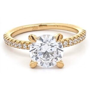 YELLOW GOLD DIAMOND SEMI-MOUNT Y901XN
