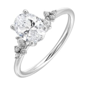 WHITE GOLD DIAMOND SEMI-MOUNT W1121ON100SM-4WB