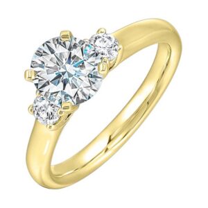 YELLOW GOLD PERFECT LOVE SEMI-MOUNT W0290RN100SM-4WY89