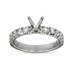 WHITE GOLD DIAMOND SEMI-MOUNT W997AN