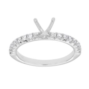 WHITE GOLD DIAMOND SEMI MOUNT W993AN