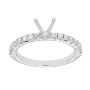 WHITE GOLD DIAMOND SEMI MOUNT W993AN
