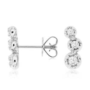 WHITE GOLD DIAMOND EARRINGS WC9511D