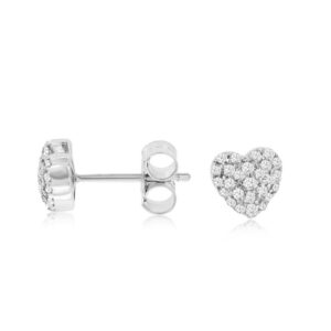WHITE GOLD DIAMOND STUD EARRINGS WH2859D