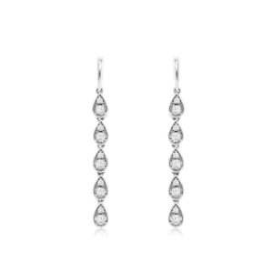 WHITE GOLD DIAMOND EARRINGS WH1208D