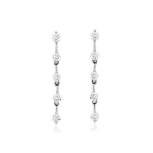 WHITE GOLD DIAMOND EARRINGS WH1017D