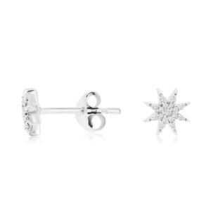 WHITE GOLD DIAMOND EARRINGS WH3362D