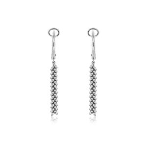 WHITE GOLD DIAMOND EARRINGS WC8424D