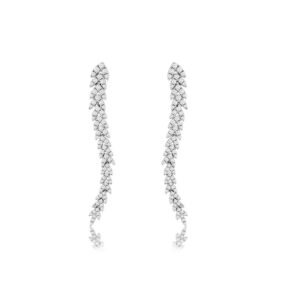 WHITE GOLD DIAMOND EARRINGS WC8810D