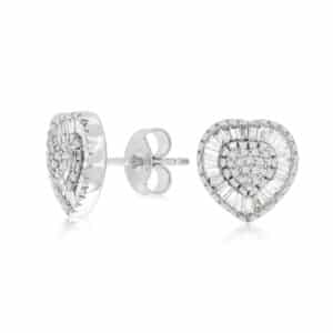 WHITE GOLD DIAMOND EARRINGS WH2862D