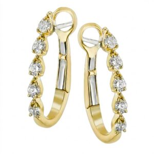 SIMON G. HOOP EARRINGS IN 18K LE4952-Y