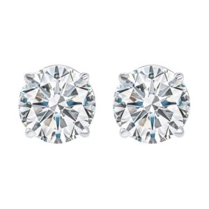 WHITE GOLD DIAMOND STUD EARRINGS SE3030-4WF
