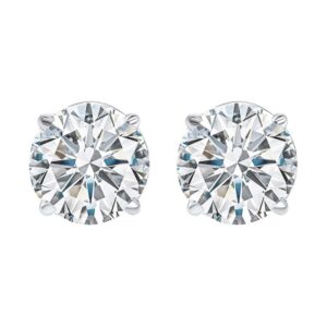 WHITE GOLD DIAMOND EARRINGS SE3050-4WF