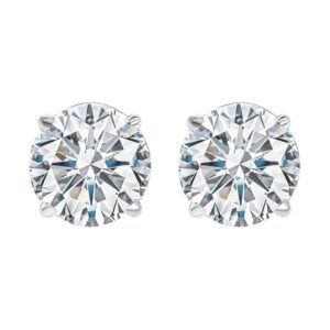 WHITE GOLD DIAMOND STUD EARRINGS SE3025-4WF